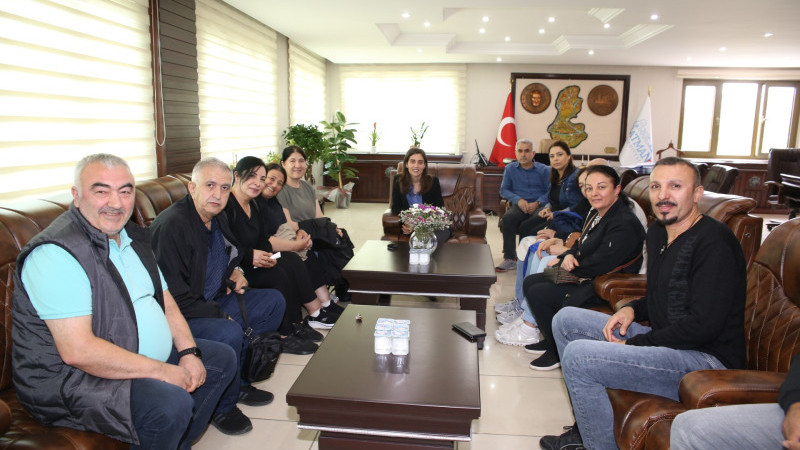 Anadolu Kültür Derneği Belediyeyi ziyaret etti