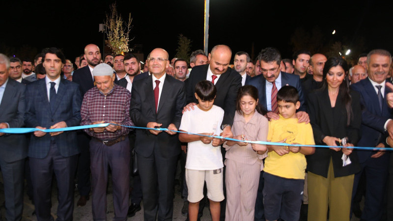 İLUH BULVARI’NIN AÇILIŞINI BAKAN ŞİMŞEK GERÇEKLEŞTİRDİ