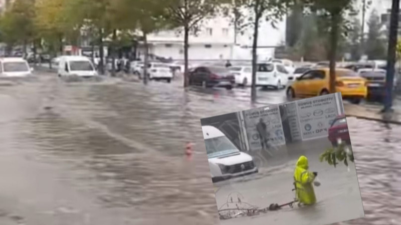 CADDELER SULAR ALTINDA KALDI