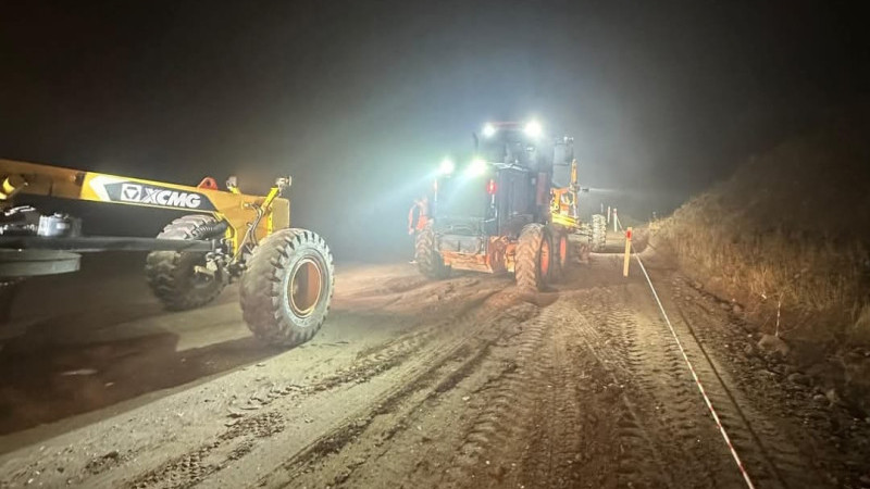 DİYARBAKIR-BATMAN YOLUNDA ÇALIŞMA VE SİS UYARISI