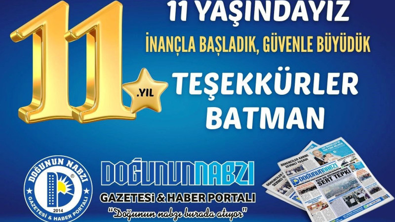 Doğunun Nabzı Gazetesi 11. Yayın Yılına Girdi