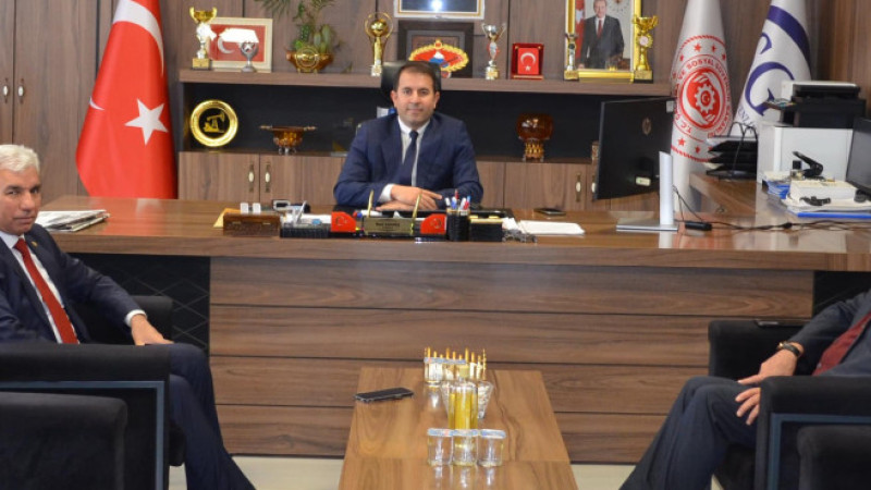 Başkan Kaplan’dan SGK İl Müdürü Gümüş’e ziyaret