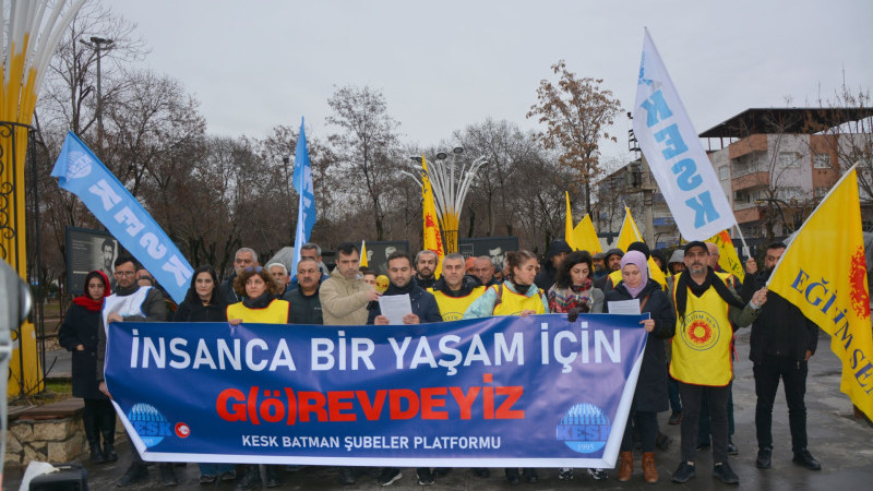 KESK BATMAN’DAN İŞ BIRAKMA EYLEMİ