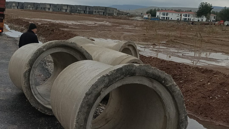 BASKİ’DEN GÜLTEPE MAHALLESİ’NDE YAĞMUR SUYU ALTYAPI ÇALIŞMASI