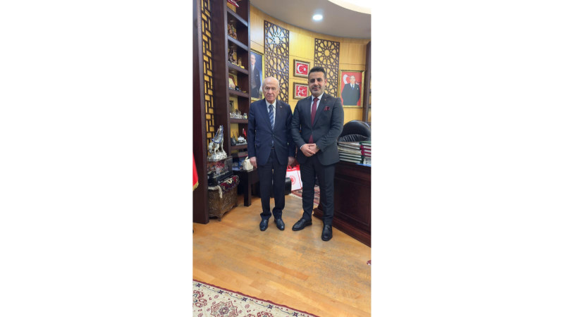 ÇETİN, BAHÇELİ İLE BİR ARAYA GELDİ
