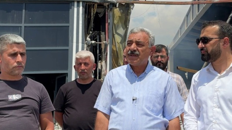 HÜDA PAR'DAN YANGIN MAĞDURU ESNAFA DESTEK ÇAĞRISI