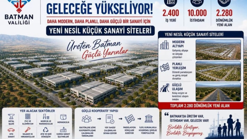 SANAYİ SİTELERİ İÇİN ONAY ÇIKTI