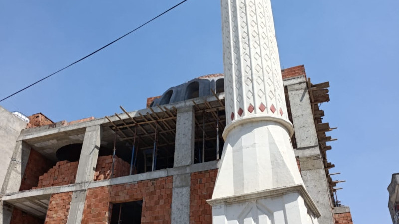 AHMEDİYE CAMİSİ TAMAMLANIYOR