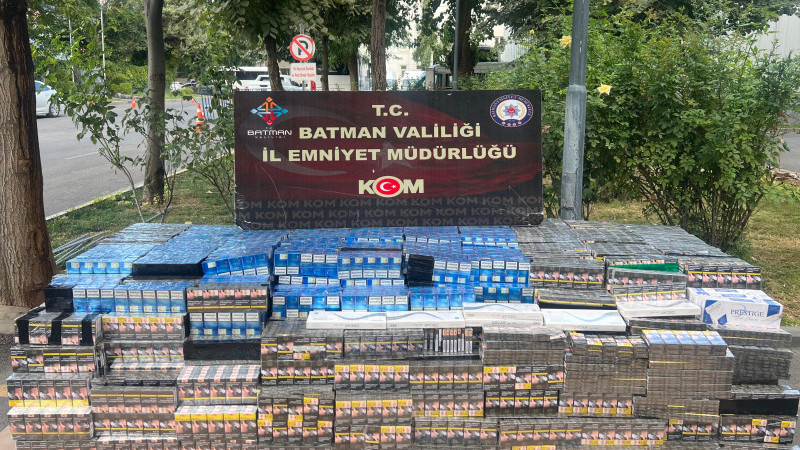 18 BİN PAKET KAÇAK SİGARA ELE GEÇİRİLDİ