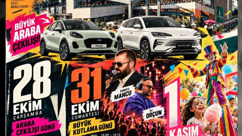 PETROLCİTY AVM'DE 2 OTOMOBİL HEYECANI