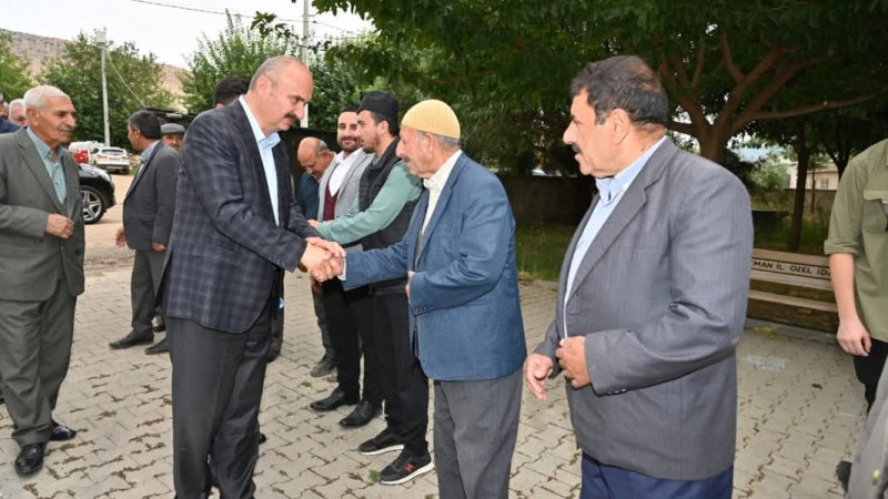 VALİ CANALP BEŞİRİ KÖYLERİNDE VATANDAŞLARLA BULUŞTU