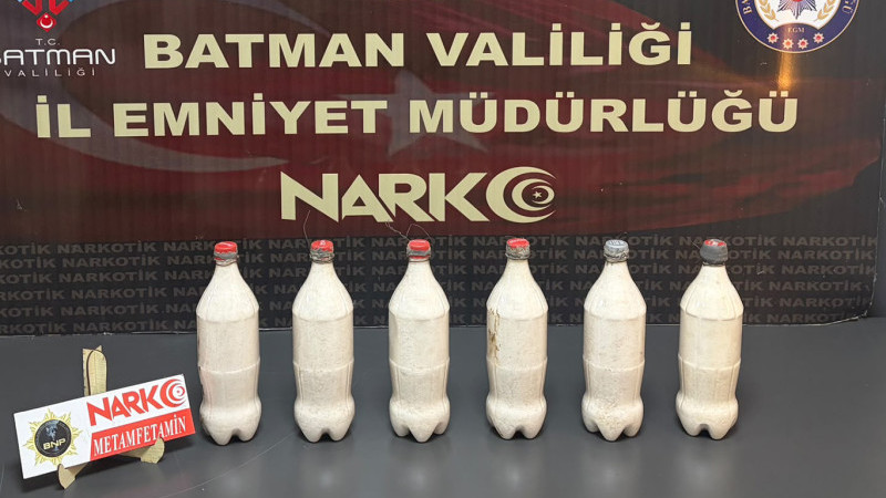 BATMAN’DA 5,2 KİLO METAMFETAMİN ELE GEÇİRİLDİ