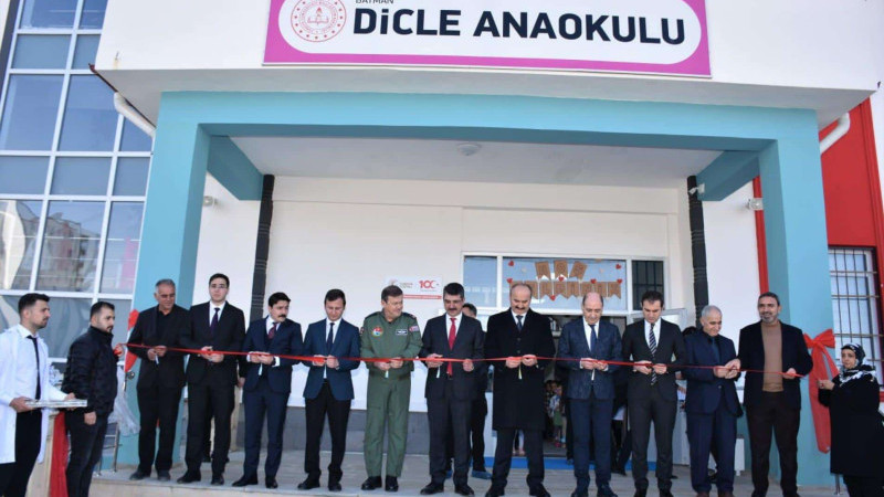 DİCLE ANAOKULU AÇILDI