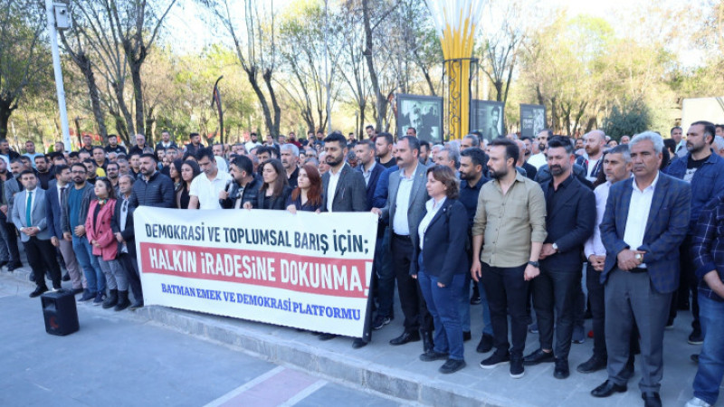 BATMAN'DA VAN PROTESTOSU 