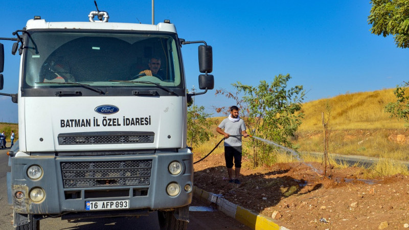 'Yeşil Kuşak Ağaçlandırma Projesi' ilerliyor