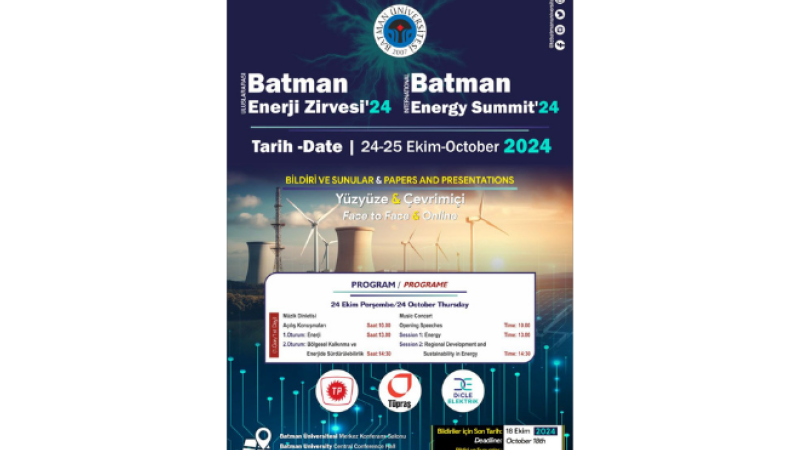 BATMAN ÜNİVERSİTESİ'NDE ENERJİ ZİRVESİ