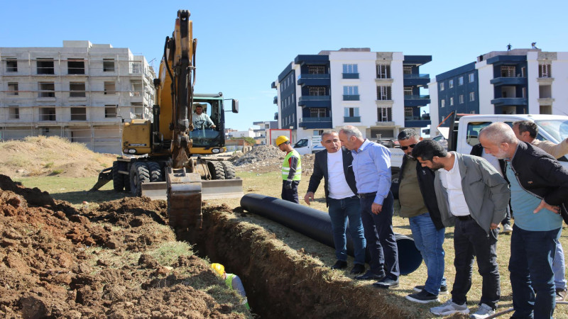 Eşbaşkan Yeşil Işık, çalışma sahalarındaydı