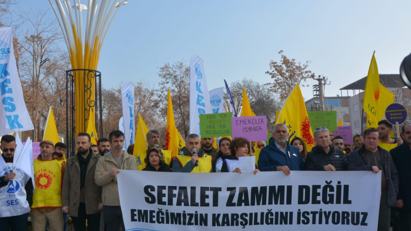  “Sefalet zammı değil, emeğimizin karşılığını istiyoruz”