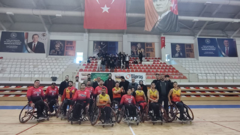 GENÇ MÜSİAD'DAN ENGELLİ BASKETÇİLERE DESTEK