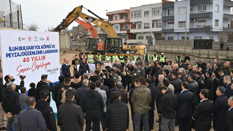 İluh Bulvarı, yol, köprü ve peyzaj çalışmaları lansmanı yapıldı