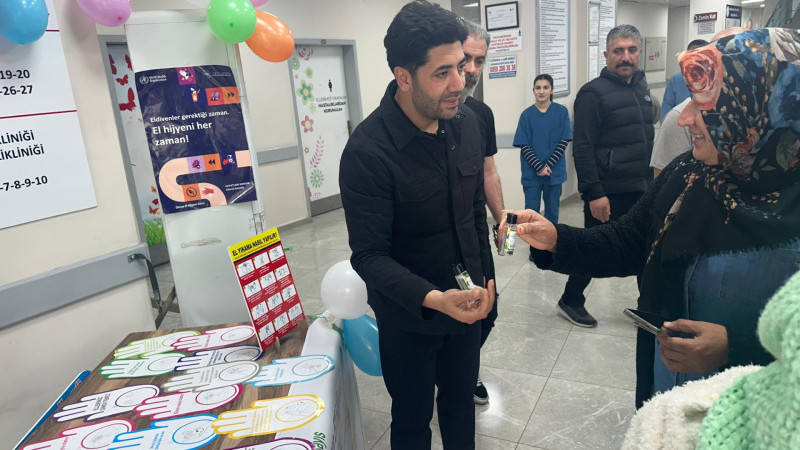 Ağız ve Diş Sağlığı Hastanesinde el hijyeni günü etkinliği