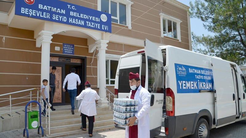 BELEDİYE,  50 TAZİYE EVİNE DESTEĞİNİ SÜRDÜRÜYOR