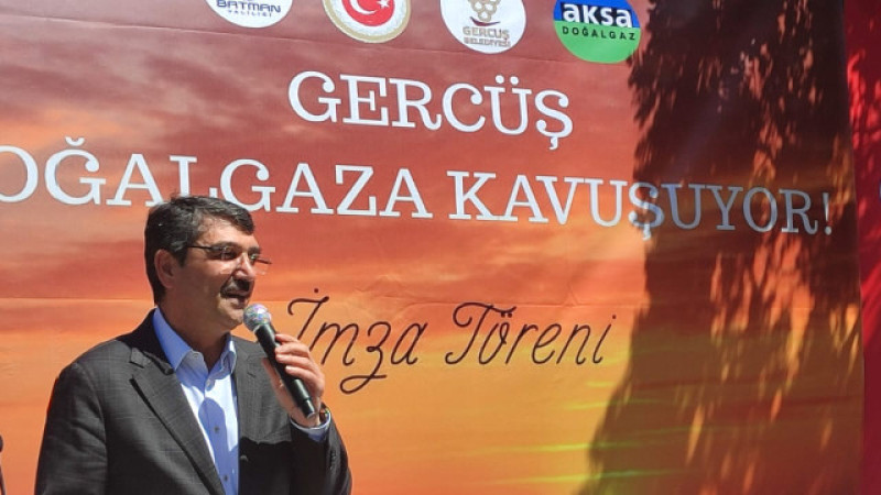 GERCÜŞ’E DOĞALGAZ MÜJDESİ