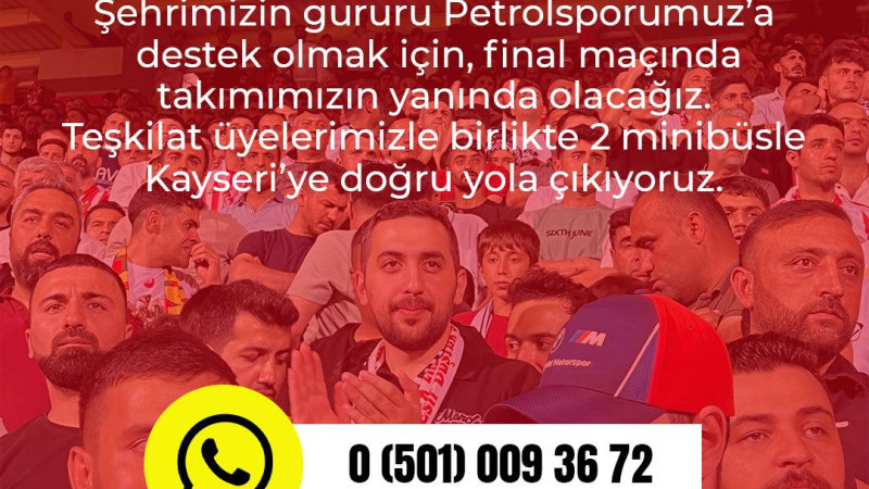 Hür Gençlik’ten Batman Petrolspor’a destek