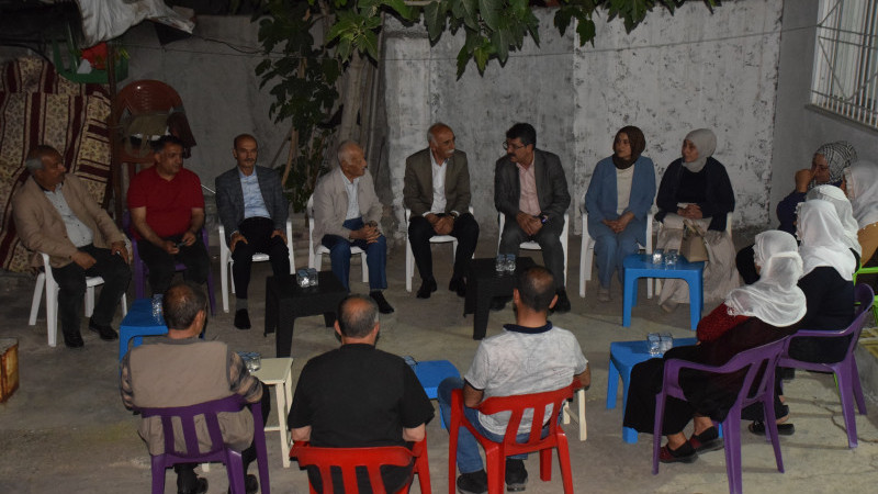 Milletvekili Nasıroğlu'ndan mahalle ziyaretleri
