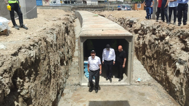 Savaro Deresi yağmur suyu menfez projesi tanıtıldı