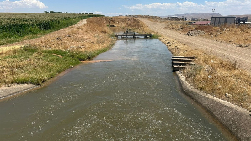 SULAMA KANALLARINA SU VERİLDİ