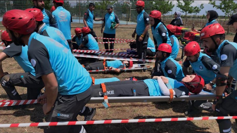 Kıra Dağı Mesire Alanı, UMKE Kampına ev sahipliği yaptı