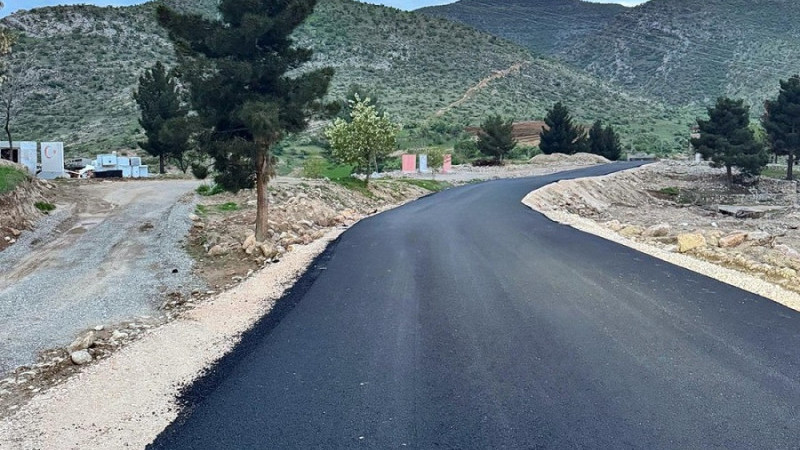 Yolüstü köyü yolunda güvenli ulaşım için önemli adım