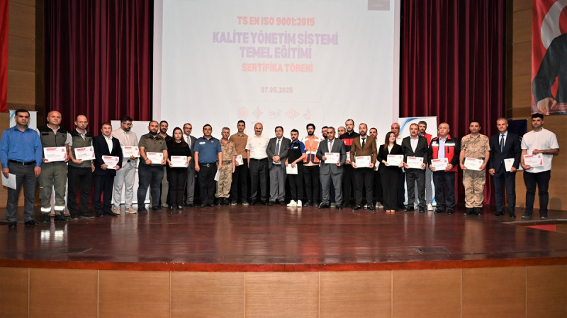 Kamu kurumlarına kalite yönetim sistemi eğitimi verildi