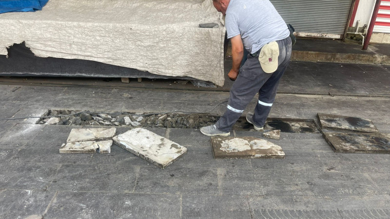 BELEDİYEDEN BAYRAMDA YOĞUN ÜSTYAPI MESAİSİ