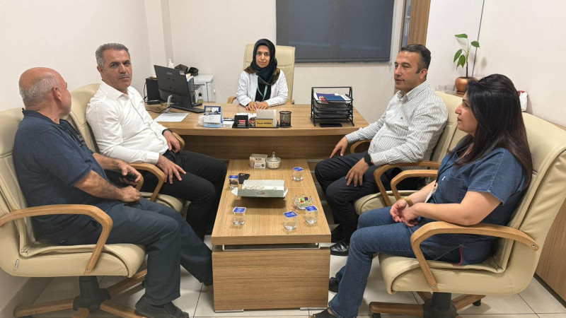 AK Parti İl Başkanı Şansi’den Hastaneye Anlamlı Ziyaret