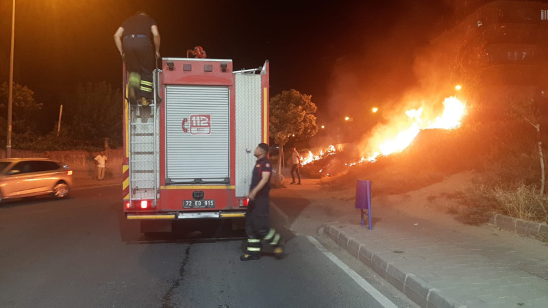 ÇAMLITEPE’DE MAYTAP YANGINI