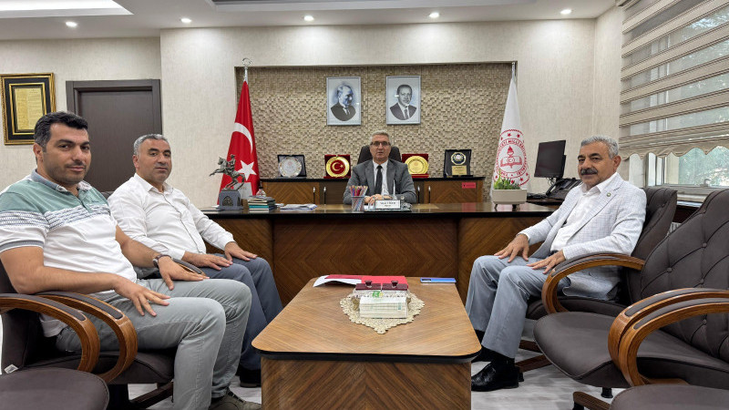 BAŞKAN ŞAHİN’DEN ÜÇ KURUMA ZİYARET