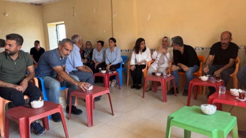 DEM Parti Milletvekilinden Acılı Ailelere Taziye Ziyareti