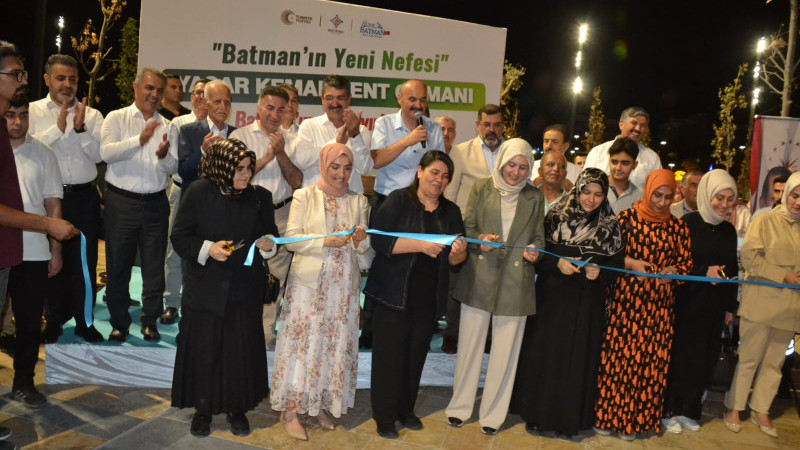 YAŞAR KEMAL KENT ORMANI AÇILDI