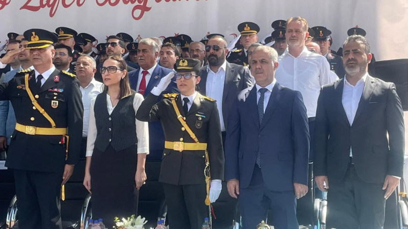 BAŞKAN ŞANSİ, ZAFER BAYRAMI TÖRENLERİNE KATILDI