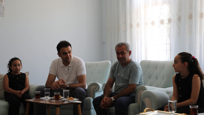 Kaymakam İmrak’tan hane ziyaretleri