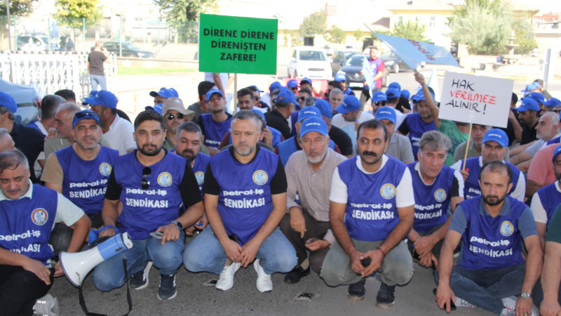 TPAO İŞÇİLERİNDEN SERT TEPKİ