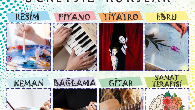 Belediyeden Ücretsiz Sanat Kursları