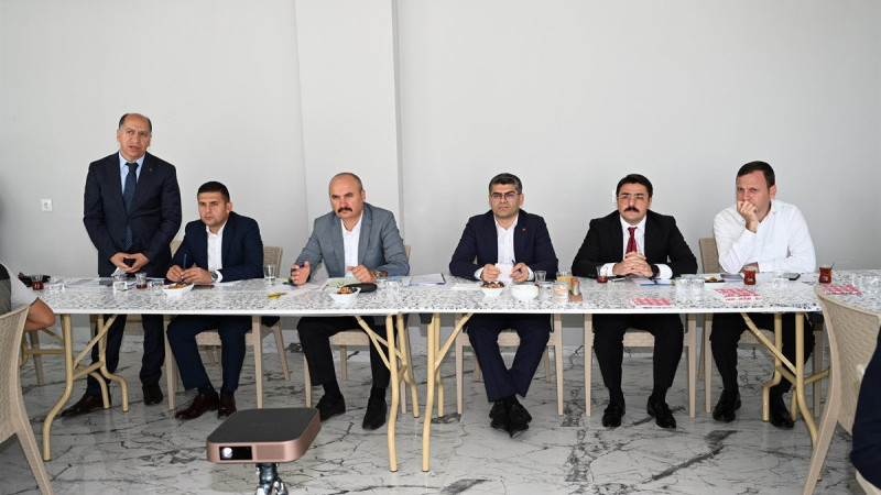 YEŞİL KUŞAK AĞAÇLANDIRMA PROJESİ TOPLANTISI YAPILDI