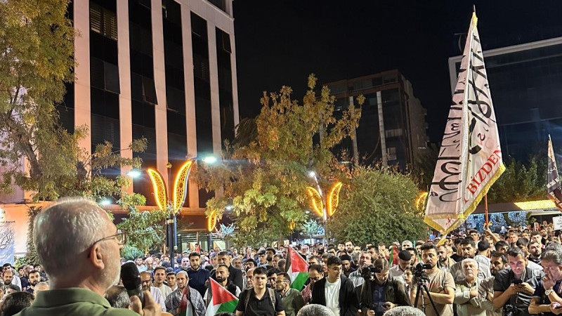 BATMAN’DA “SUMUD’A SELAM, İSRAİL’E LANET” MİTİNGİ