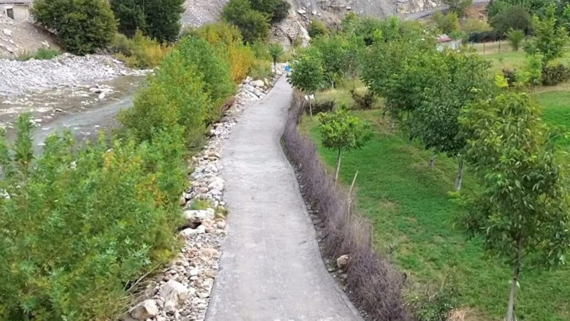 Erikli Köyü Kilit Parke Çalışması tamamlandı