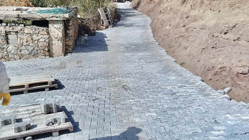 Sason Boğazkapı Köyü’nde Kilit Parke Çalışması Tamamlandı