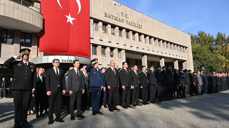 Batman’da 10 Kasım Anması