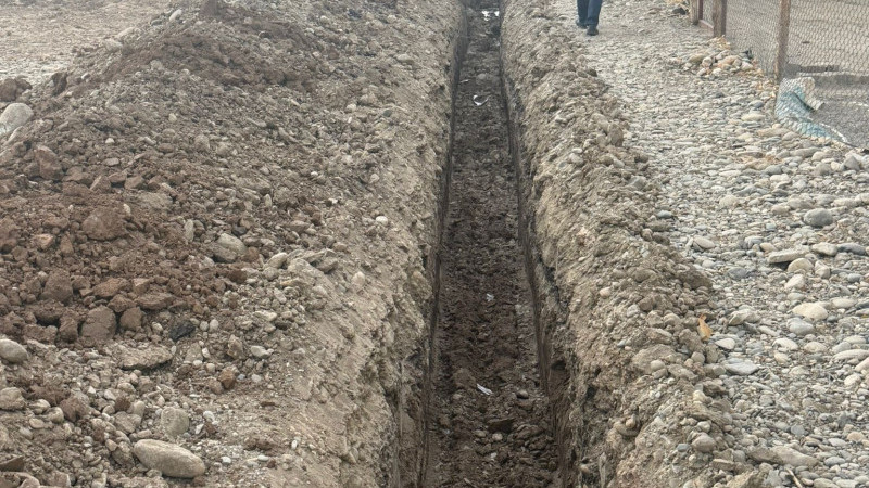 BASKİ, KÖSETARLA KÖYÜNE YENİ SU HATTI DÖŞÜYOR